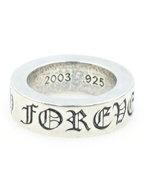 Chrome Hearts Spacer Forever Ring Silver